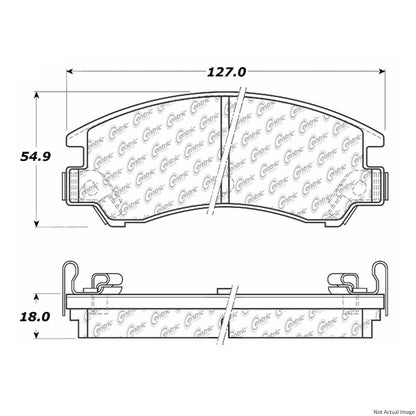 Stoptech Centric Centric Premium Brake Pads 300.03110