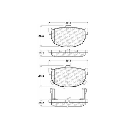 Centric Parts Disc Brake Pad Set 300.03230