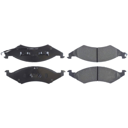 Centric Parts Disc Brake Pad Set with High Performance Shims for Passenger Cars and Light Duty Trucks 300.03240