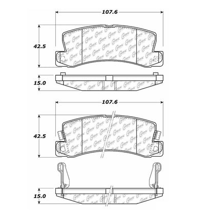 Stoptech Centric Centric Premium Brake Pads 300.03250
