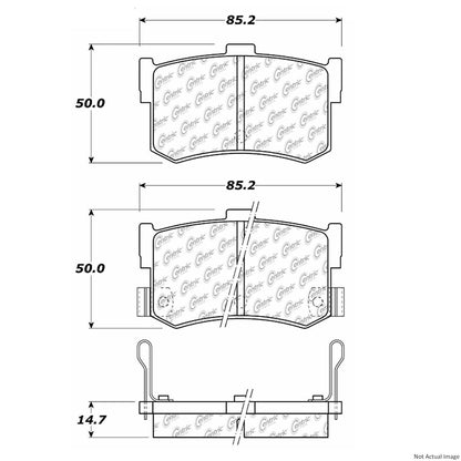 Centric Parts Disc Brake Pad Set 300.03420