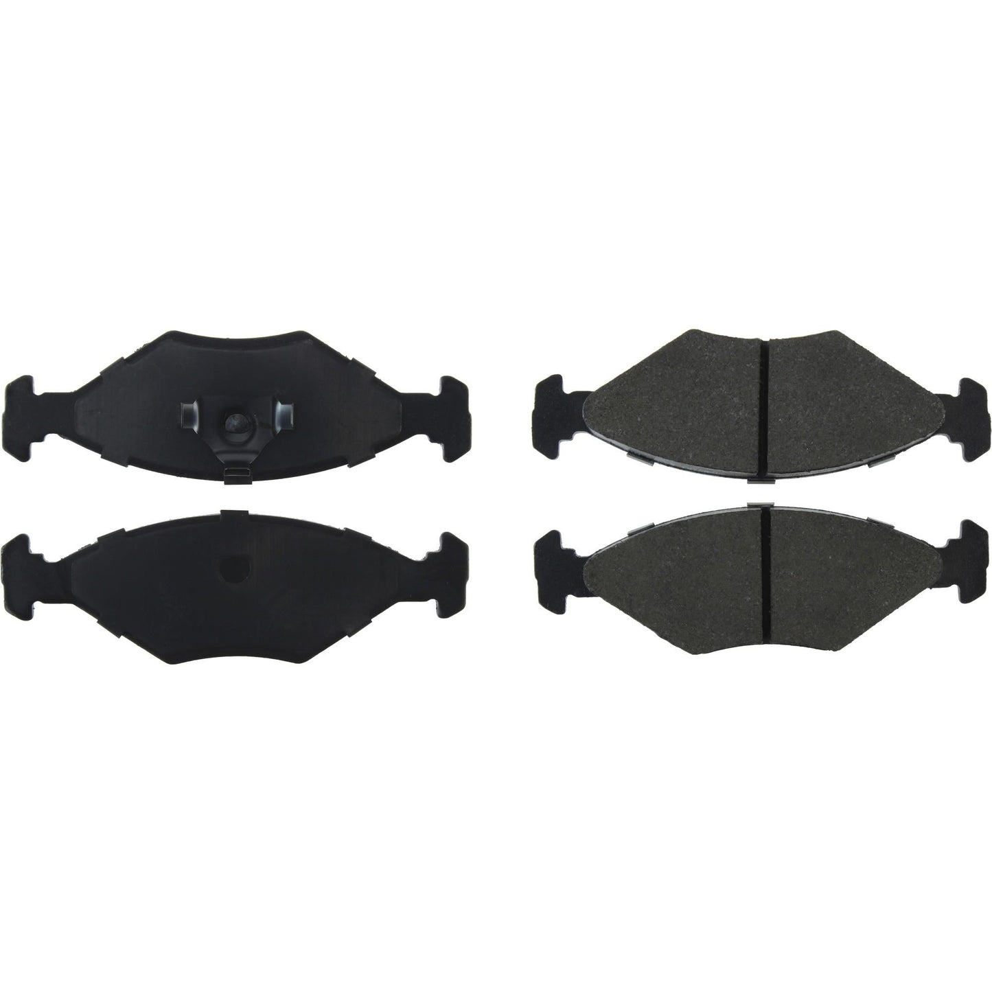 Centric Parts Disc Brake Pad Set Premium Semi-Metallic with Shims for Volkswagen Fox 1987-1993 Pointer 2009-1999 Van 2009-2003 300.03500