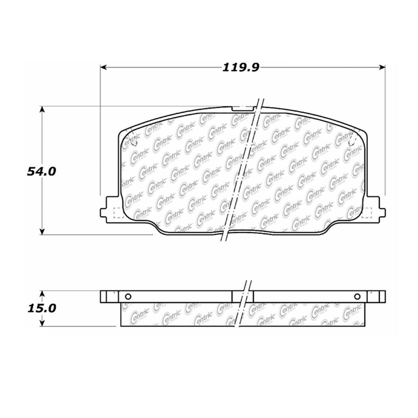 Stoptech Centric Centric Premium Brake Pads 300.03560