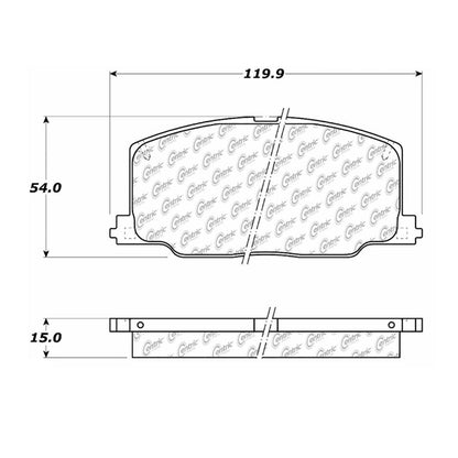 Stoptech Centric Centric Premium Brake Pads 300.03560