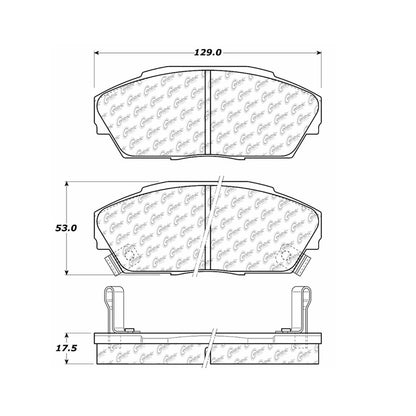 Stoptech Centric Centric Premium Brake Pads 300.04090