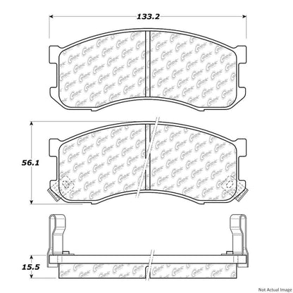 Centric Parts Disc Brake Pad Set 300.04280