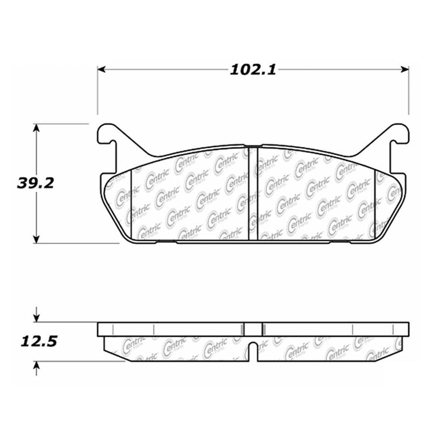 Stoptech Centric Centric Premium Brake Pads 300.04580