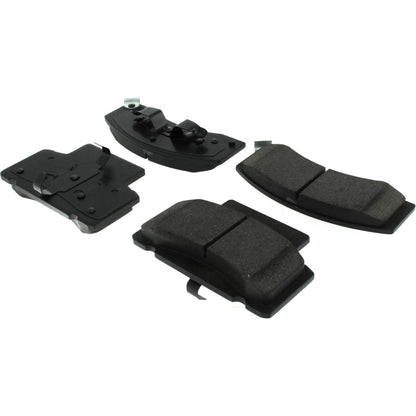 Centric Parts Disc Brake Pad Set Premium Semi-Metallic with Shims and Hardware 300.04590