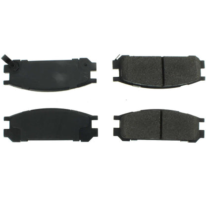 Centric Parts Disc Brake Pad Set Premium Semi-Metallic with Shims for Subaru Impreza 1993‑1998 Legacy 1990‑1999 SVX 1992‑1997 300.04710