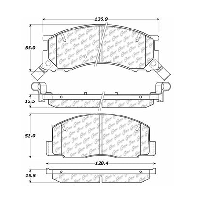 Centric Parts Disc Brake Pad Set 300.05000