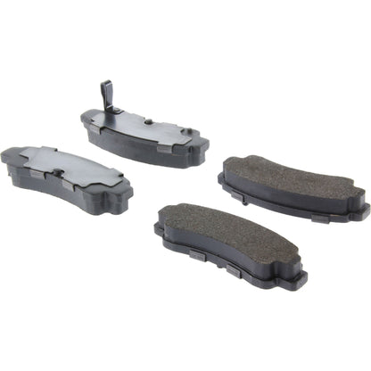 Centric Parts Disc Brake Pad Set Premium Semi-Metallic with Shims and Hardware for Nissan Sentra 1991‑1994, NX 1991‑1993, Tsuru 1993‑1996 300.05110
