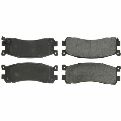 Centric Parts Disc Brake Pad Set Premium Semi-Metallic with Shims and Hardware for 1992-1995 Mazda 929 1993-1998 MPV 300.05530