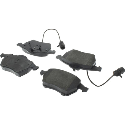 StopTech Premium Semi-Metallic Brake Pads with Shims and Hardware 300.05552