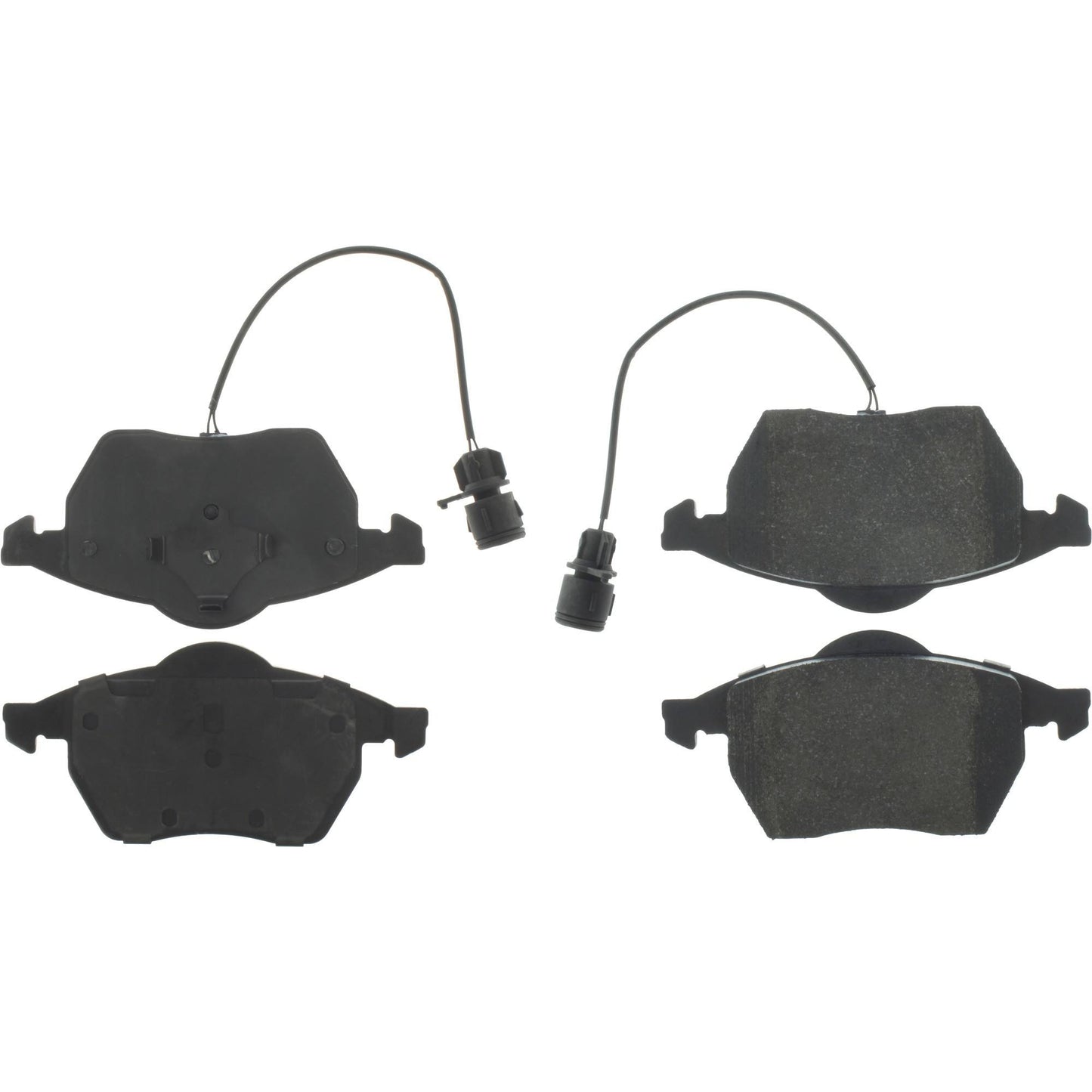 StopTech Premium Semi-Metallic Brake Pads with Shims and Hardware 300.05552