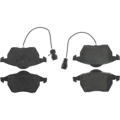 StopTech Premium Semi-Metallic Brake Pads with Shims and Hardware 300.05552
