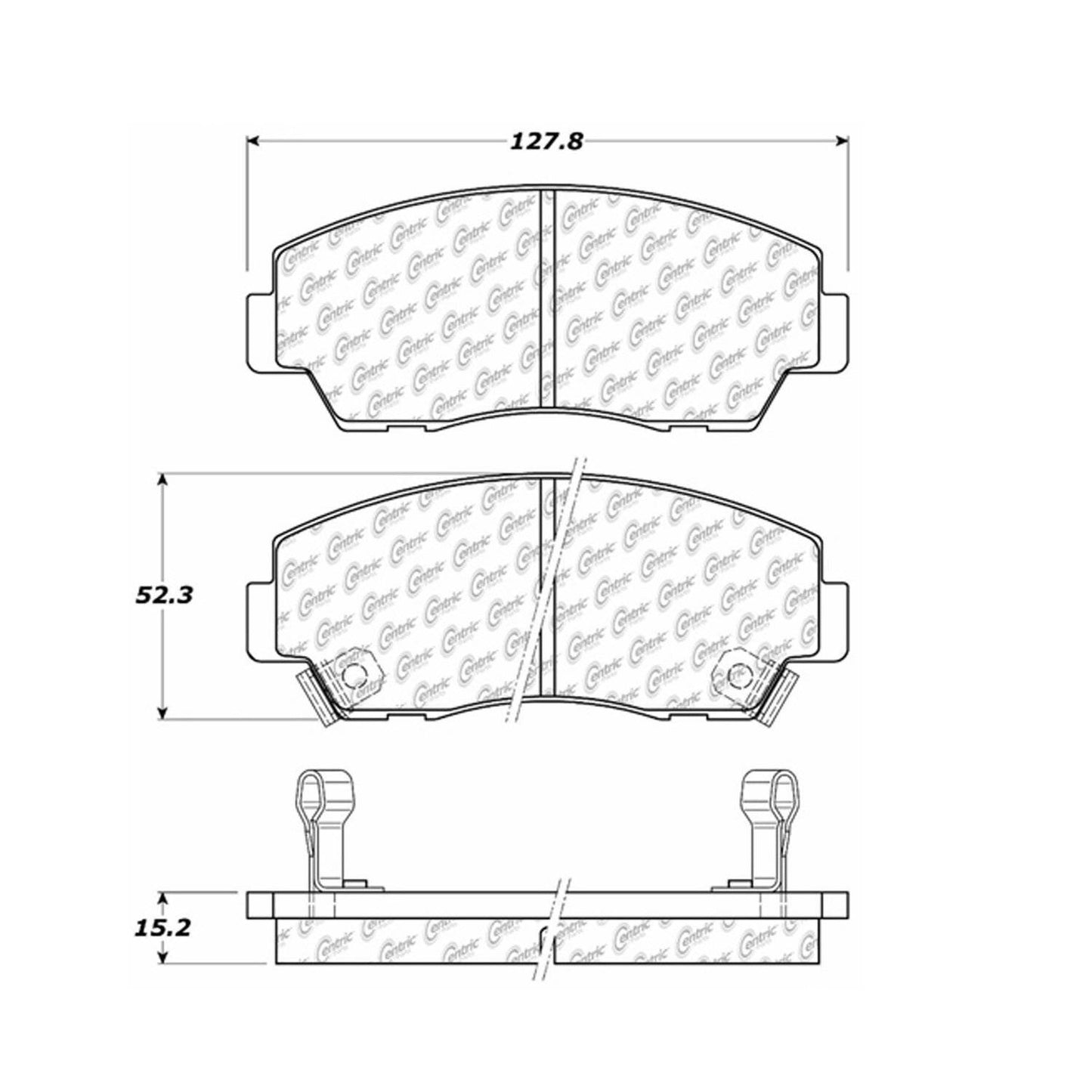 Stoptech Centric Centric Premium Brake Pads 300.05740