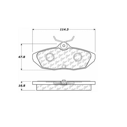 Stoptech Centric Centric Premium Brake Pads 300.05990