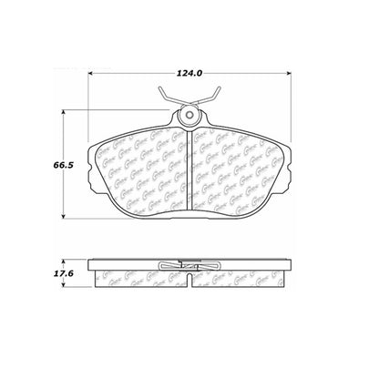 Centric Parts Disc Brake Pad Set 300.06010