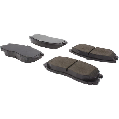 Centric Parts Disc Brake Pad Set Premium Semi-Metallic with Shims for 1991-1996 Dodge Colt Eagle Summit Vista Mitsubishi Mirage Plymouth Colt 300.06020
