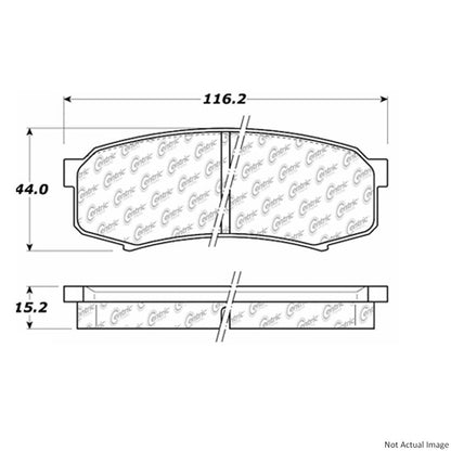 Centric Parts Disc Brake Pad Set 300.06060