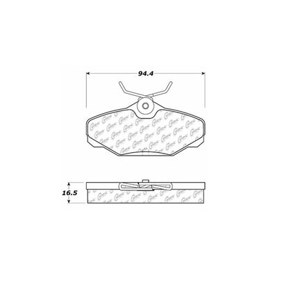 Stoptech Centric Centric Premium Brake Pads 300.06100