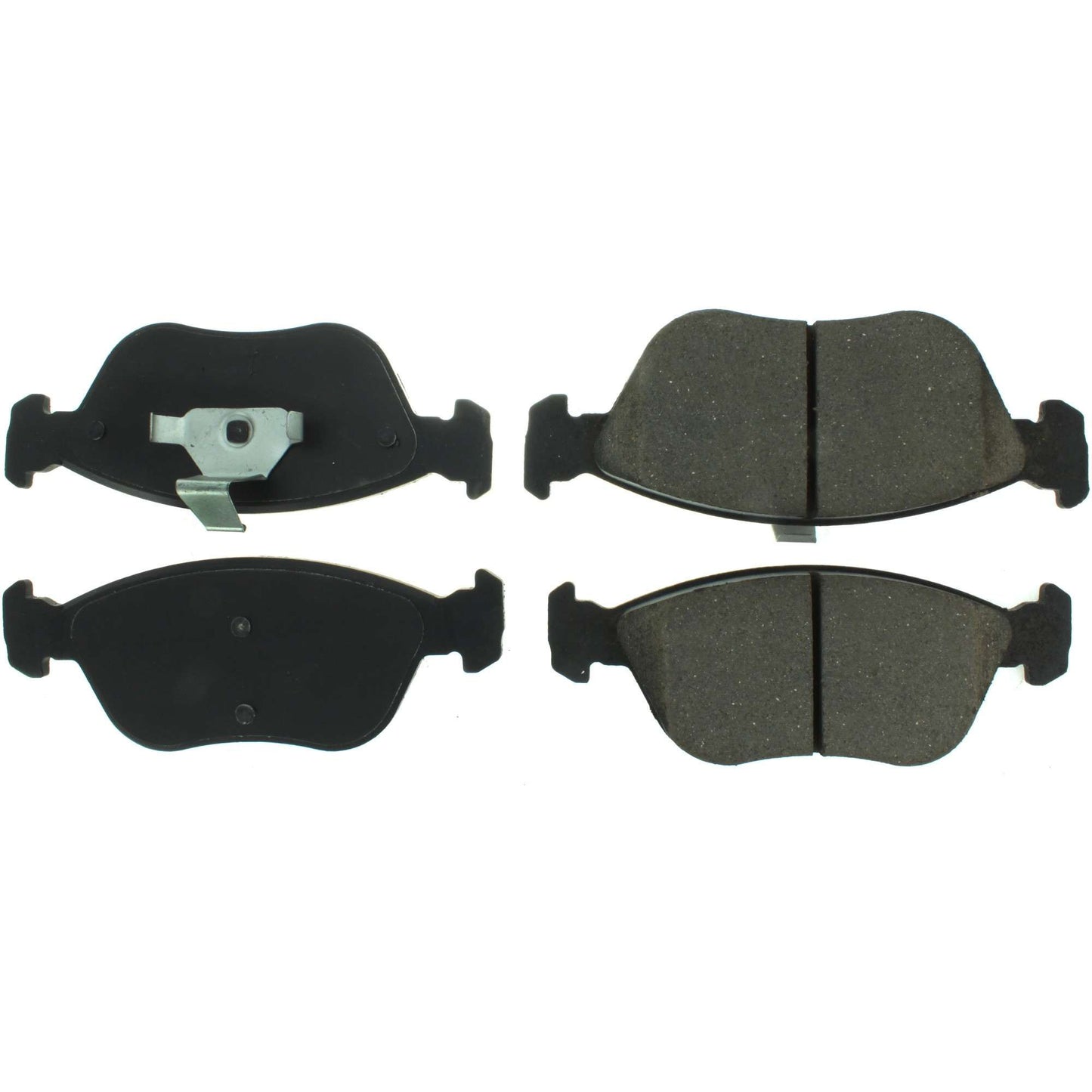 Centric Parts Disc Brake Pad Set Premium Semi-Metallic with Shims and Hardware for 1993-1997 Volvo 850, 1998-2004 Volvo C70, 2000-2008 Volvo S70 V70 300.06180