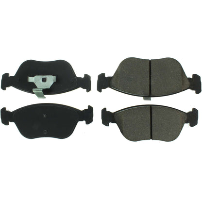 Centric Parts Disc Brake Pad Set Premium Semi-Metallic with Shims and Hardware for 1993-1997 Volvo 850, 1998-2004 Volvo C70, 2000-2008 Volvo S70 V70 300.06180