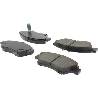 Centric Parts Disc Brake Pad Set Premium Semi-Metallic with Shims for 2002-2006 Acura RSX and 2004-2005 Honda Civic 300.06210
