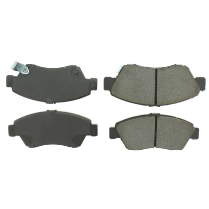 Centric Parts Disc Brake Pad Set Premium Semi-Metallic with Shims for 2002-2006 Acura RSX and 2004-2005 Honda Civic 300.06210