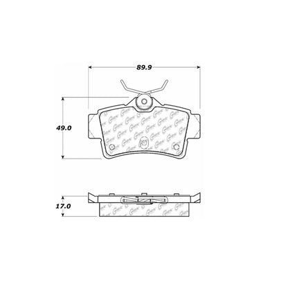 Centric Parts Disc Brake Pad Set 300.06270