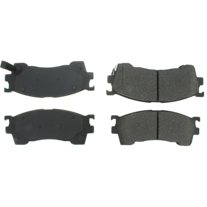 Centric Parts Disc Brake Pad Set Premium Semi-Metallic with Shims for Ford Probe 1993‑1997 Mazda 626 1993‑2002 MX‑6 1993‑1997 Protege 1999‑2003 300.06370