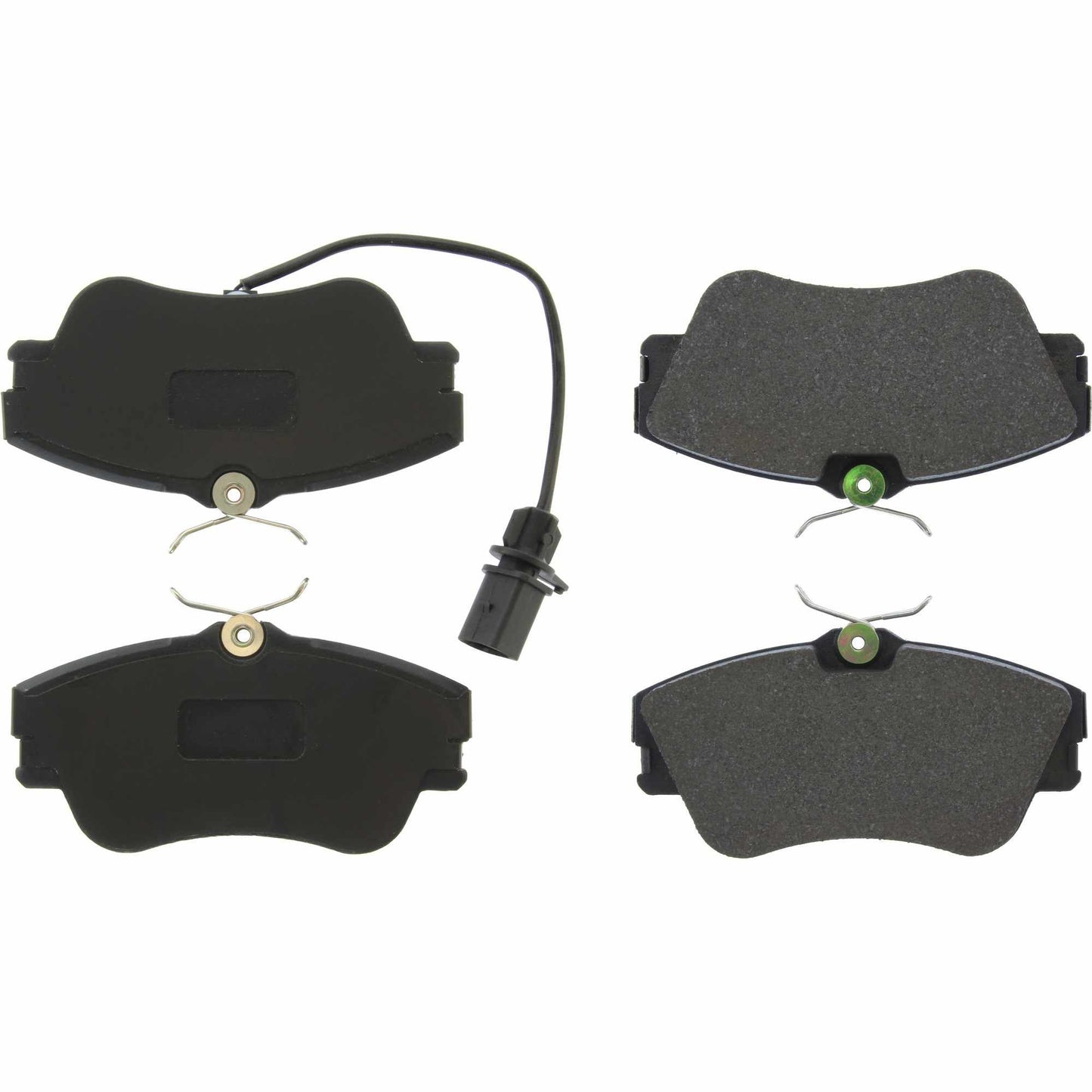Centric Parts Disc Brake Pad Set Premium Semi-Metallic with Shims and Hardware for 2000 Volkswagen EuroVan 300.06381