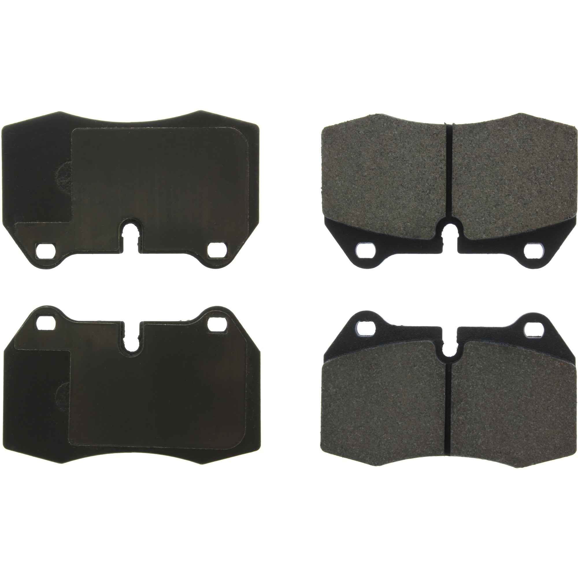 StopTech Premium Semi-Metallic Brake Pads with Shims 300.06390