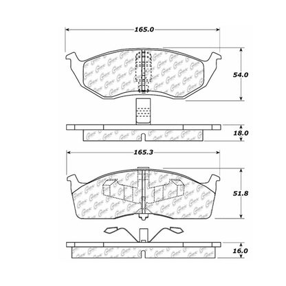 Stoptech Centric Centric Premium Brake Pads 300.06420