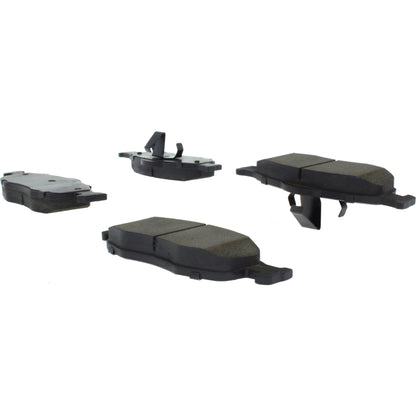 Centric Parts Premium Semi-Metallic Brake Pads with Shims and Hardware for Ford Contour 1995-2000, Mystique 1995-2000, Mercury Cougar 1999-2002 300.06480