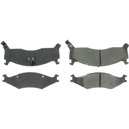 Centric Parts Disc Brake Pad Set with High Performance Shims for Passenger Cars and Light Duty Trucks 300.06700