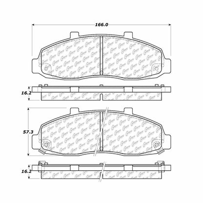 Centric Parts Disc Brake Pad Set 300.06790