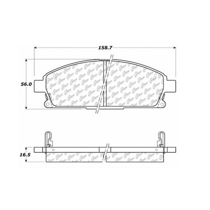 Stoptech Centric Centric Premium Brake Pads 300.06910