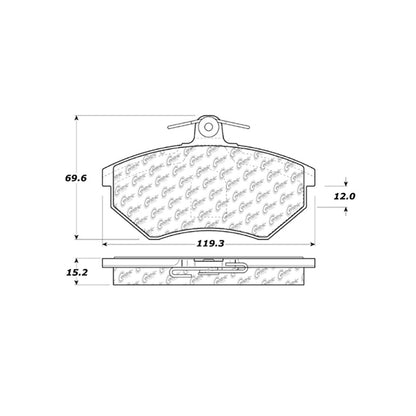 Stoptech Centric Centric Premium Brake Pads 300.06960