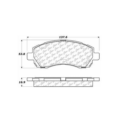 Centric Parts Disc Brake Pad Set 300.07220
