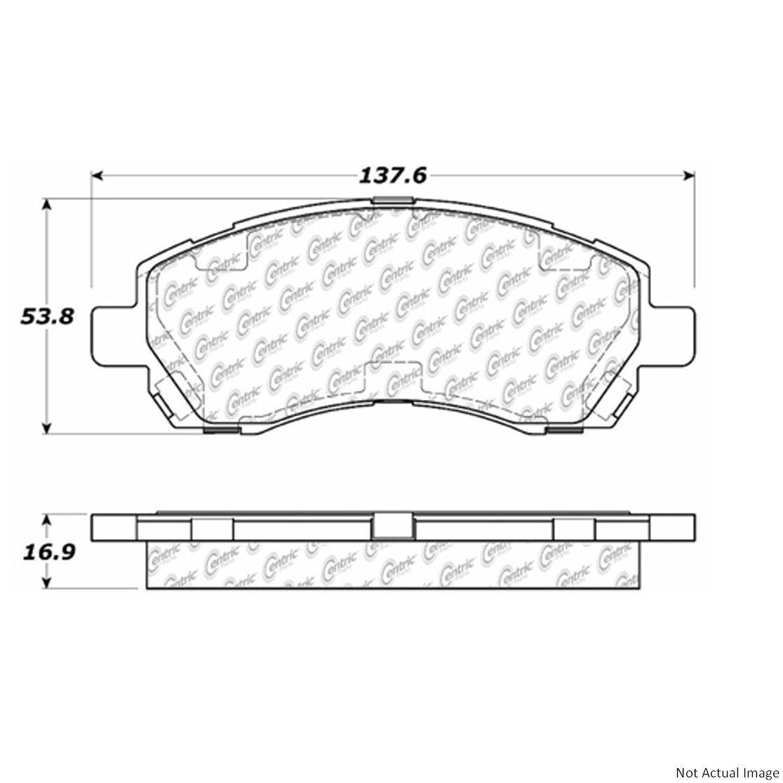 Centric Parts Disc Brake Pad Set 300.07220