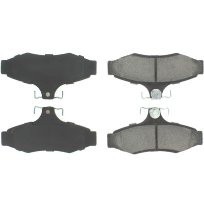Centric Parts Disc Brake Pad Set Premium Semi-Metallic with Shims for 1999-2002 Daewoo Leganza Nubira Mitsubishi Diamante 300.07240