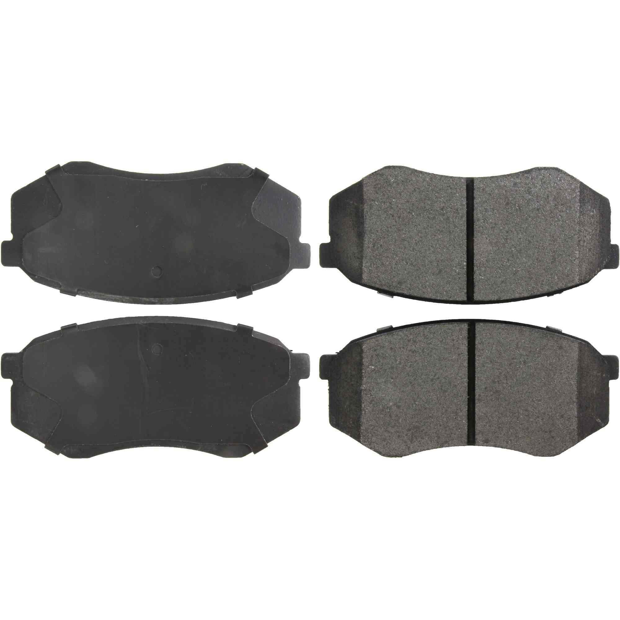 StopTech Premium Semi-Metallic Brake Pads with Shims and Hardware 300.07350