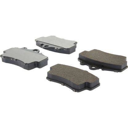 StopTech Premium Semi-Metallic Brake Pads with Shims and Hardware 300.07370