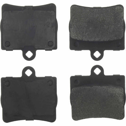 StopTech Premium Semi-Metallic Brake Pads with Shims and Hardware 300.07390