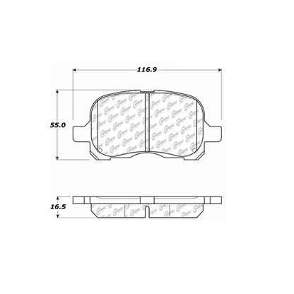 Stoptech Centric Centric Premium Brake Pads 300.07410