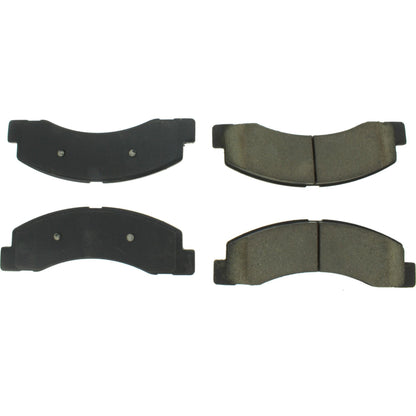 Centric Parts Disc Brake Pad Set Premium Semi-Metallic with Shims and Hardware for Ford Club Wagon 1998-2005 Excursion 2000-2005 F-250 2000-2004 F-350 1999-2009 300.07560