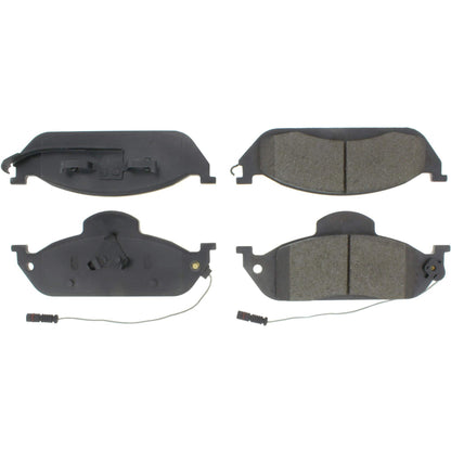Centric Parts Disc Brake Pad Set Premium Ceramic with High Performance Shims 300.07600