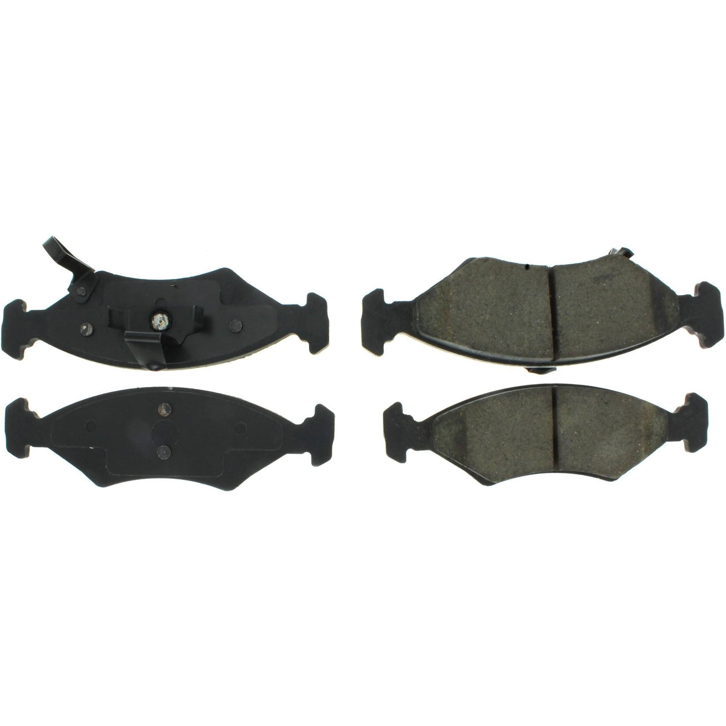 Centric Parts Disc Brake Pad Set Premium Semi-Metallic with Shims for 1985-1994 Ferrari Mondial, Kia Sephia