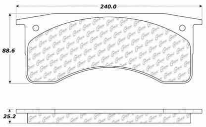 Centric Parts Disc Brake Pad Set Premium Ceramic with High Performance Shims 300.07690